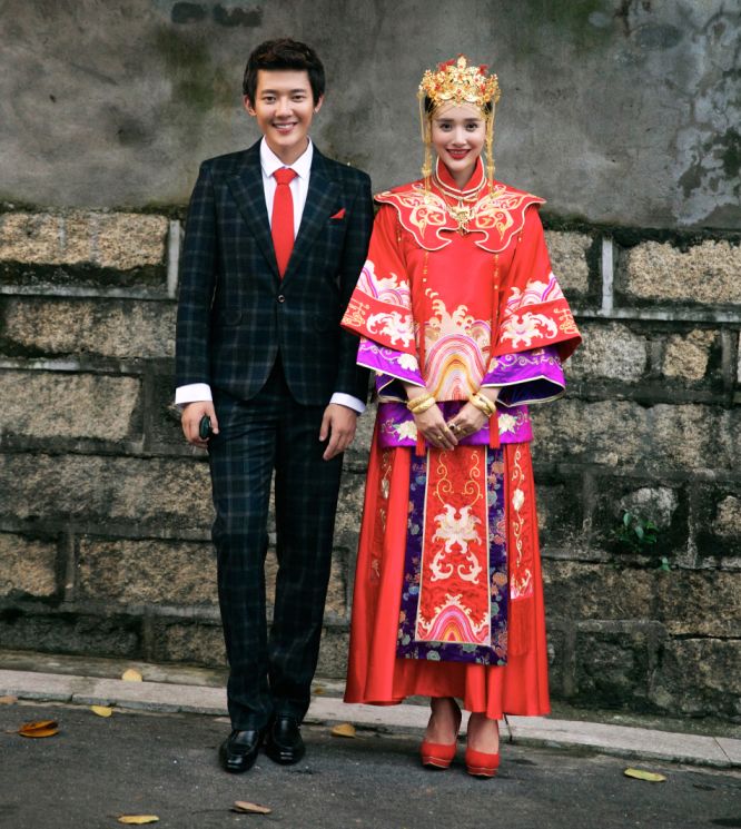 中式婚礼用什么婚纱照？百变中国风婚纱照|中式婚纱照中国风| 