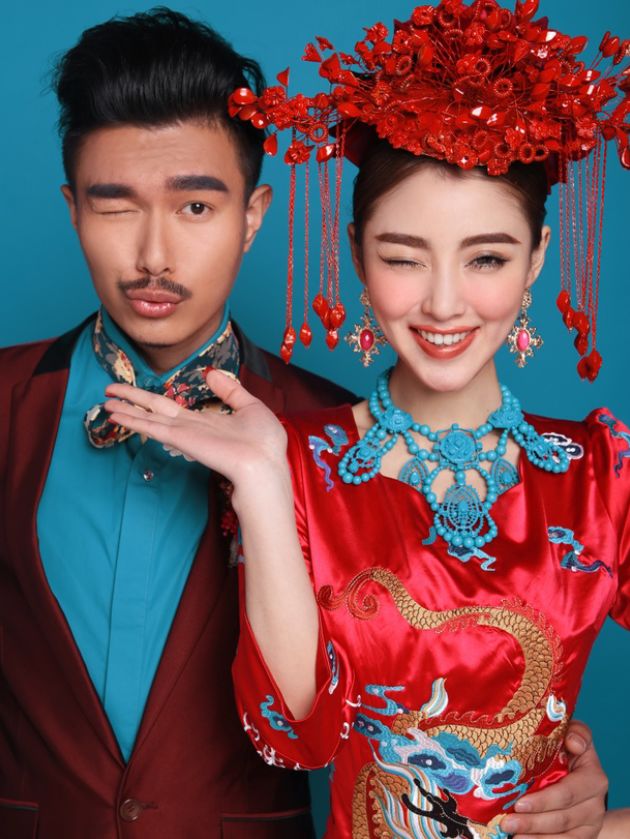 中式婚礼用什么婚纱照？百变中国风婚纱照|中式婚纱照中国风| 