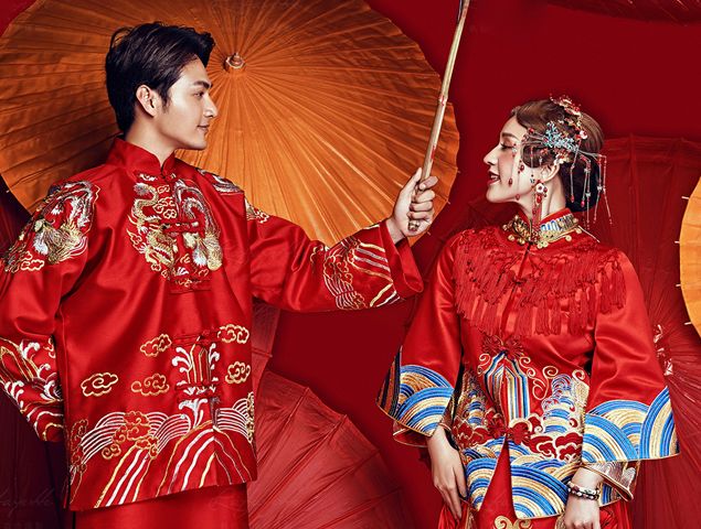 中式婚礼用什么婚纱照？百变中国风婚纱照|中式婚纱照中国风| 