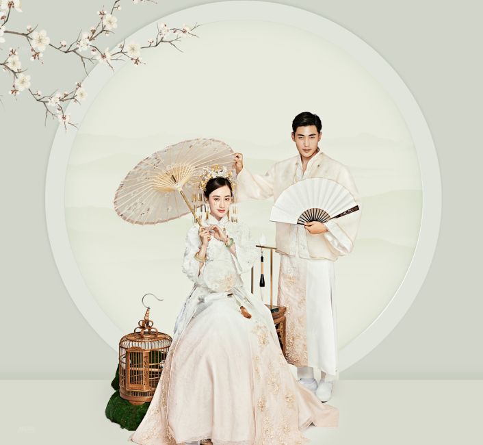中式婚礼用什么婚纱照？百变中国风婚纱照|中式婚纱照中国风| 