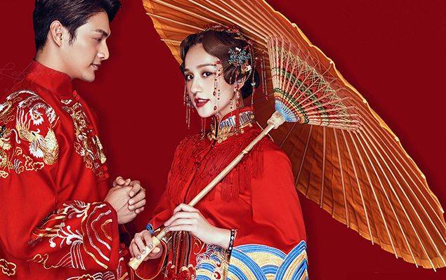 中式婚礼用什么婚纱照？百变中国风婚纱照|中式婚纱照中国风| 