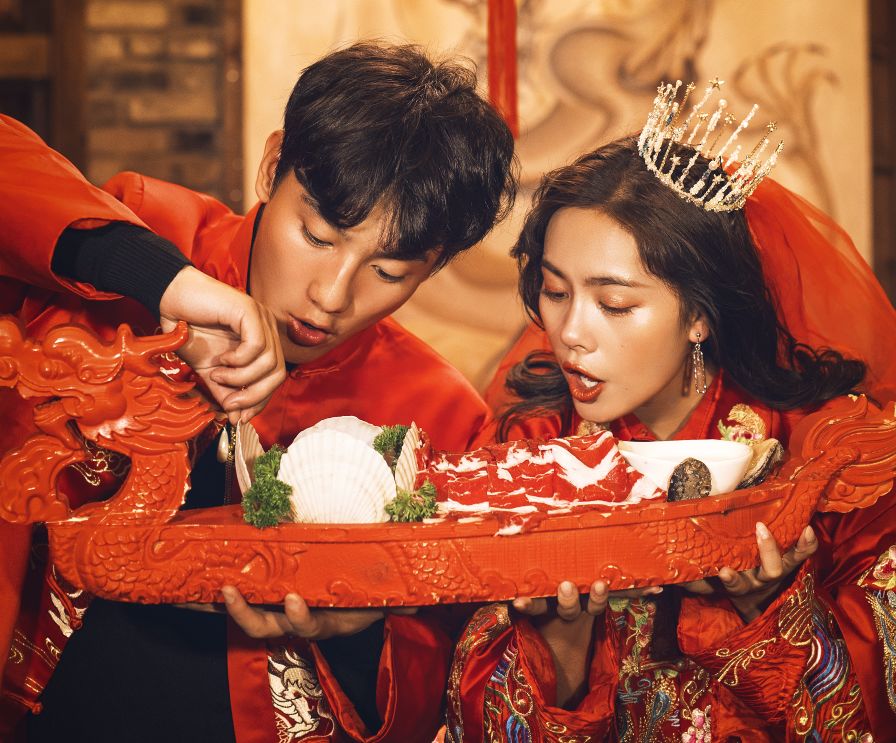 中式婚礼用什么婚纱照？百变中国风婚纱照|中式婚纱照中国风| 